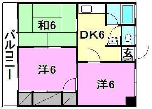 グレース北斎院の間取り