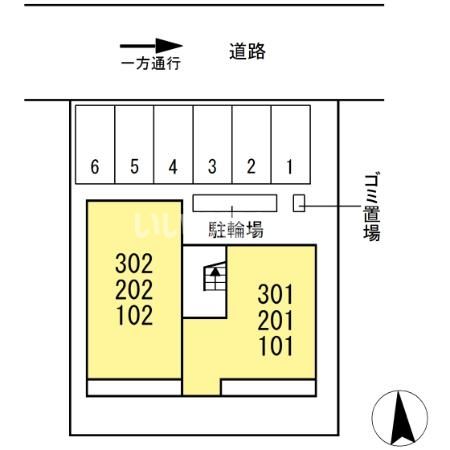 【D-ROOM戎町の建物外観】