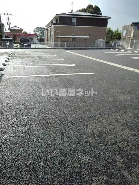 【菊池市野間口のアパートの駐車場】