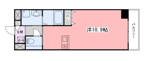 【姫路市西今宿のアパートの間取り】