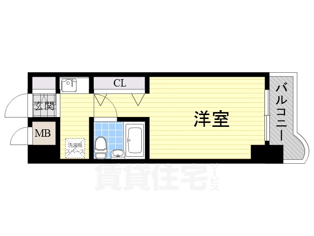 堺市堺区宿院町東のマンションの間取り