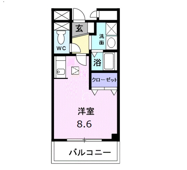 堺市堺区神石市之町のマンションの間取り