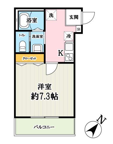 三郷市三郷のアパートの間取り