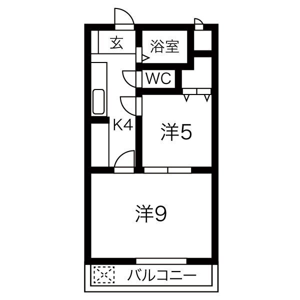 シャルム星崎の間取り