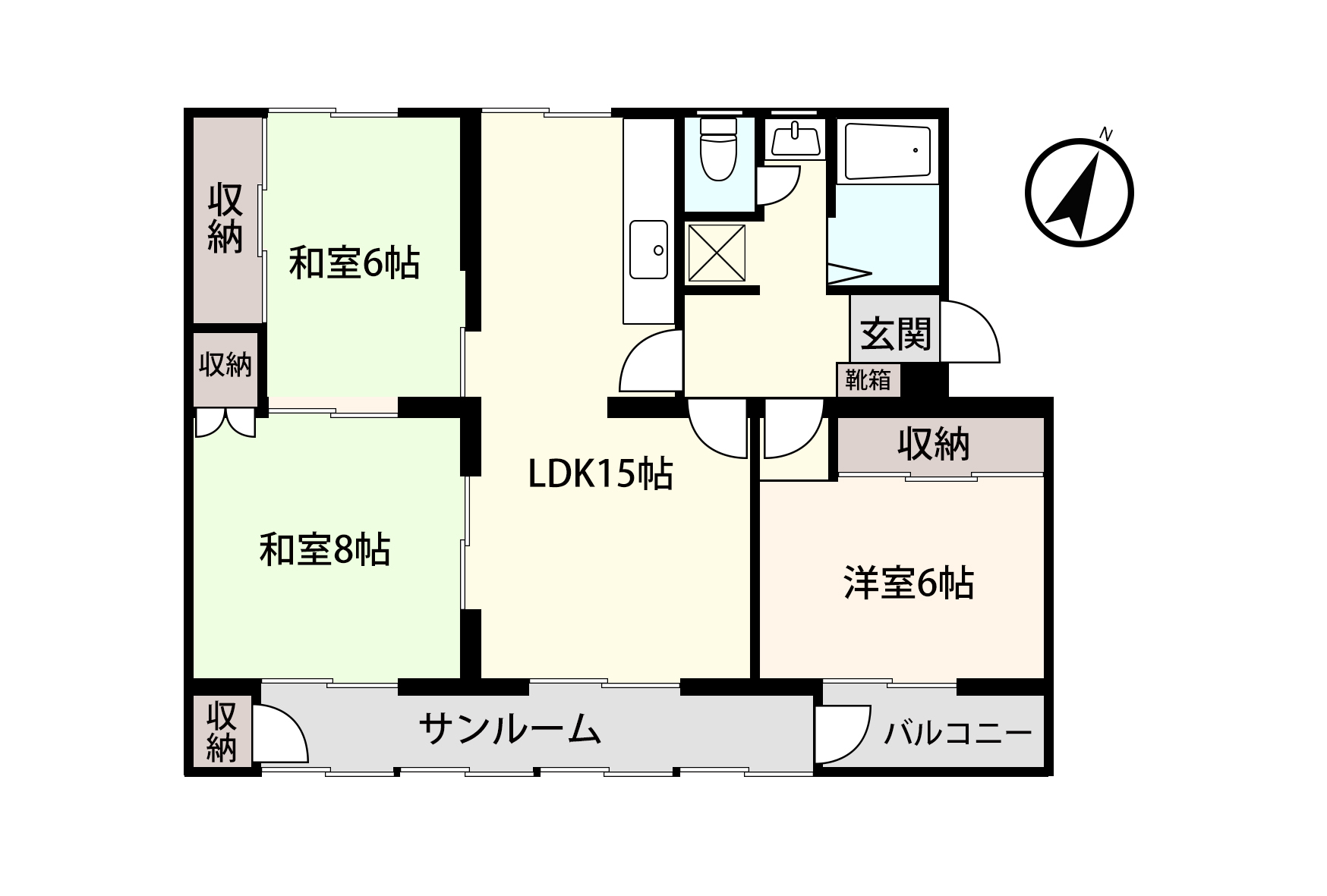 アシスト山形マンションの間取り