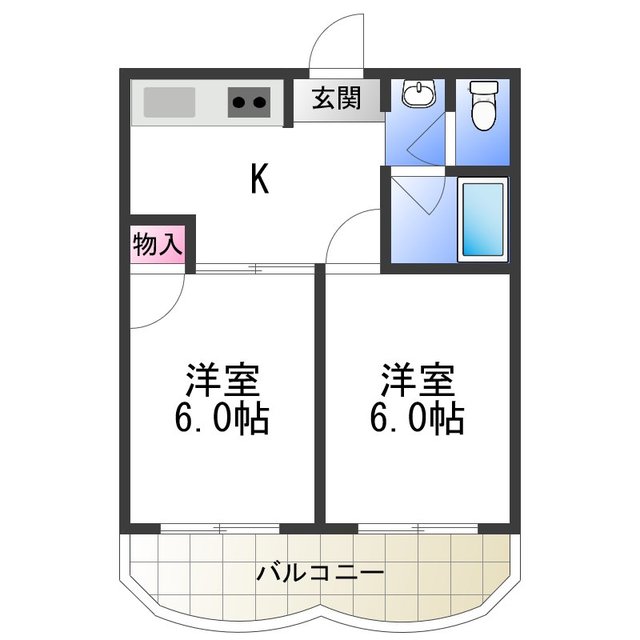 【ツェルマット長居の間取り】