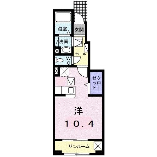 【ラ　ベル　アルモニーの間取り】