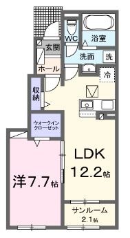 パディ　ハウスIの間取り