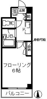 フレール高円寺の間取り