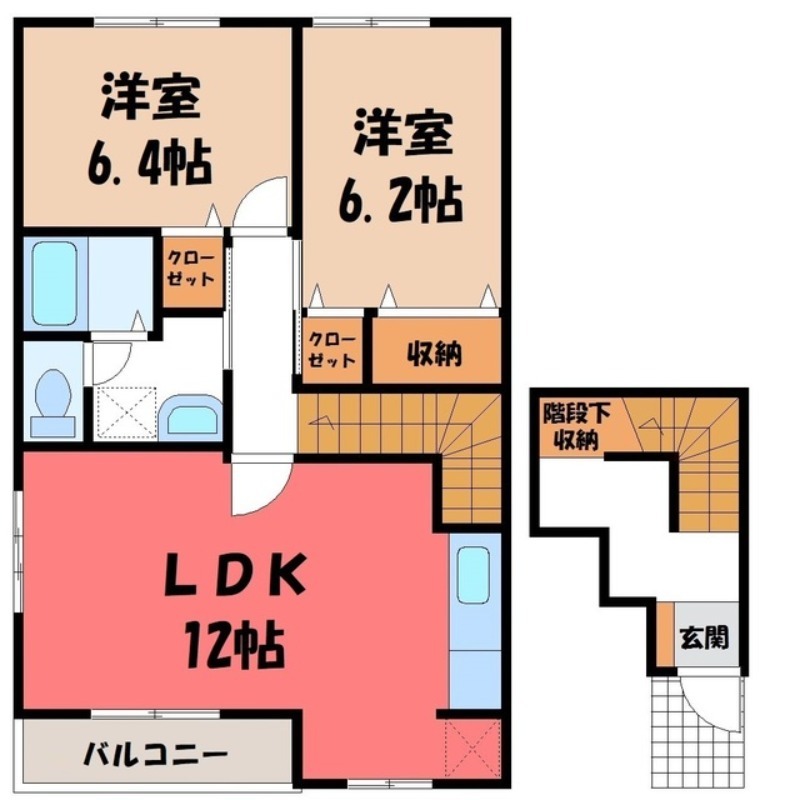 シャルム Iの間取り