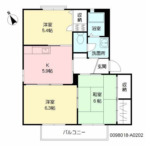 コーポ　ハイビスカスの間取り