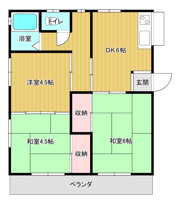 第三稲垣ハイムの間取り