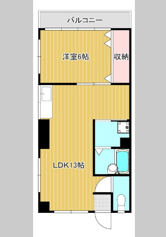 明神マンション1号の間取り