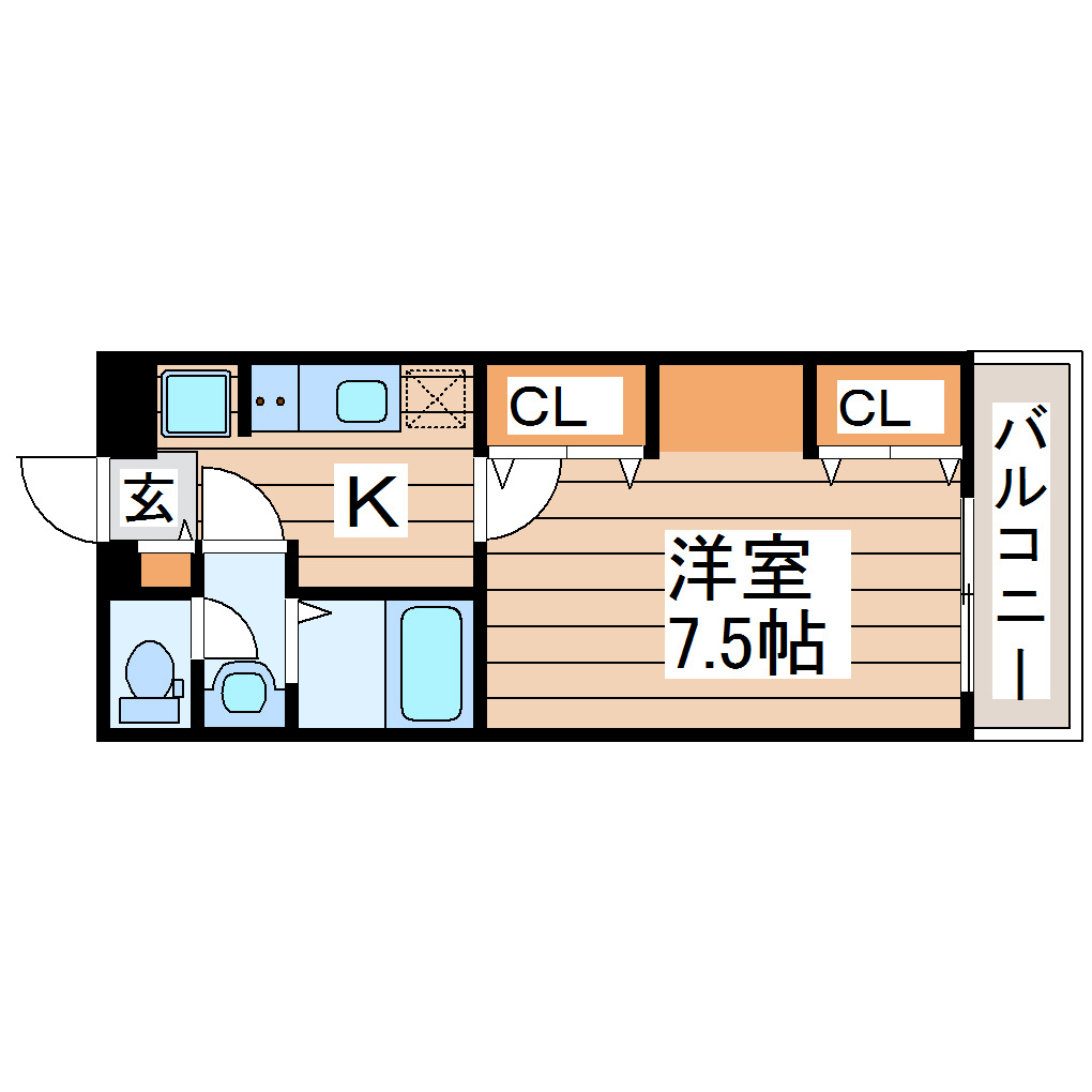 SASHIN河原町の間取り