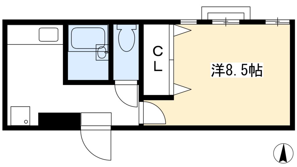 洛北松柏の間取り