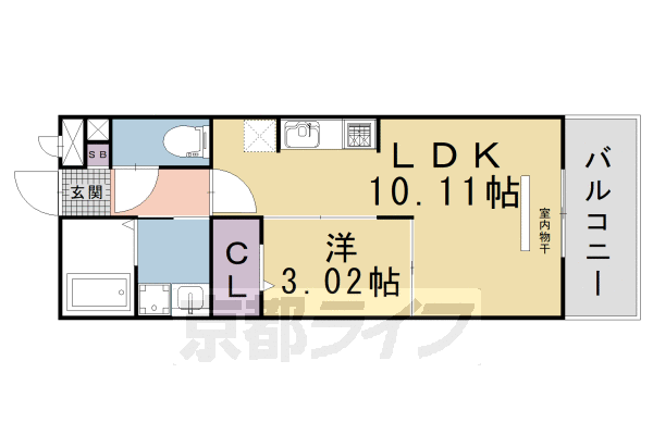 Ｄ－ｒｏｏｍ　Ｍ－ｆｉｖｅの間取り