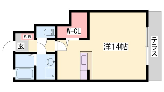 ホワイトコースト壱番館の間取り