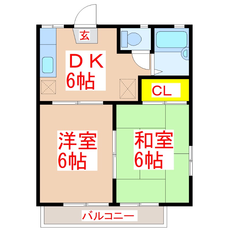 ドミール白銀台　Ａ棟の間取り