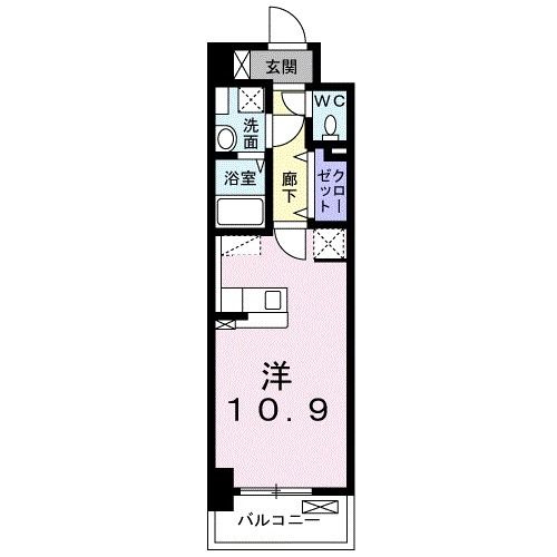 ハイド　マークスの間取り