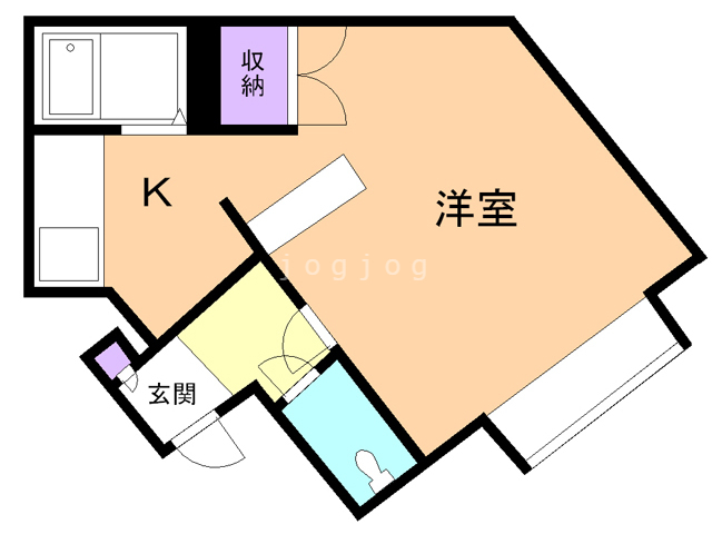 札幌市北区麻生町のマンションの間取り