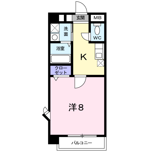 天然館ビルIVの間取り