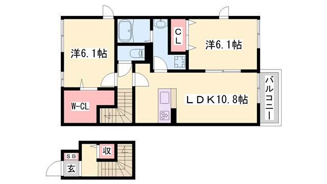 サンロイヤルの間取り