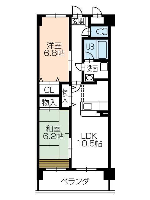 リベルテONEの間取り