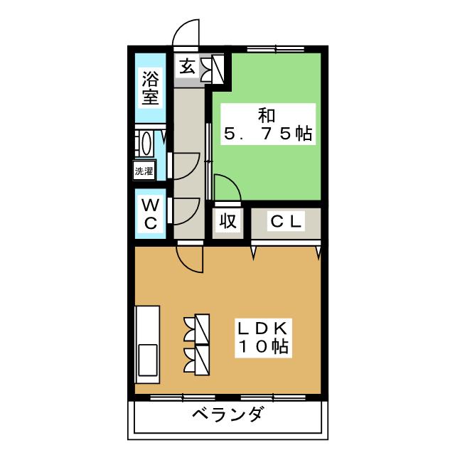 ハイツ柳町の間取り