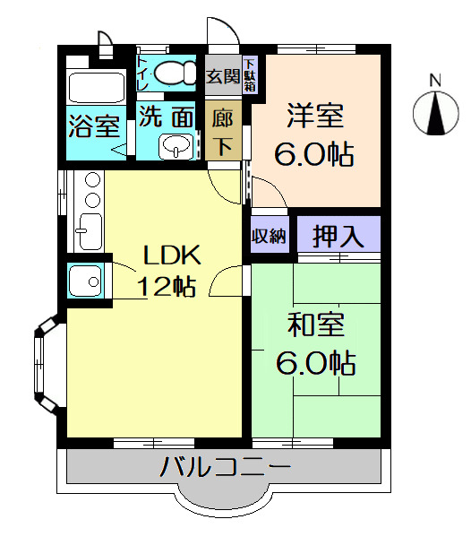 エステートオギシマの間取り
