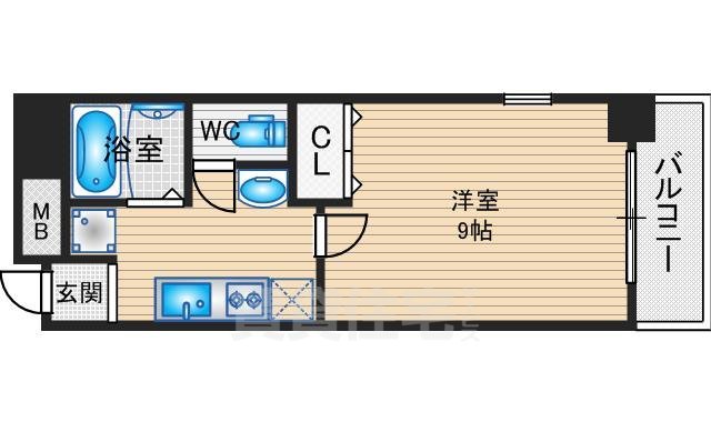ハウスセゾン両替町の間取り