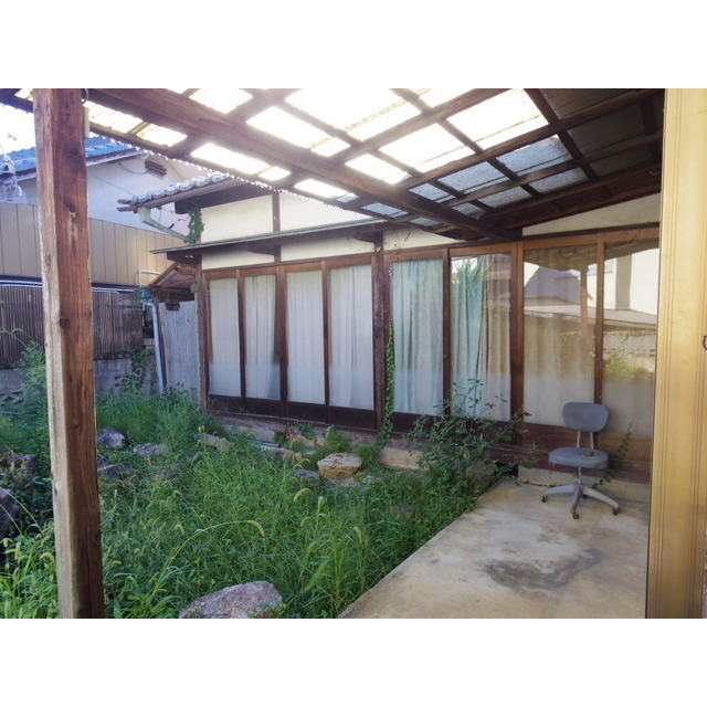 バルコニー　庭