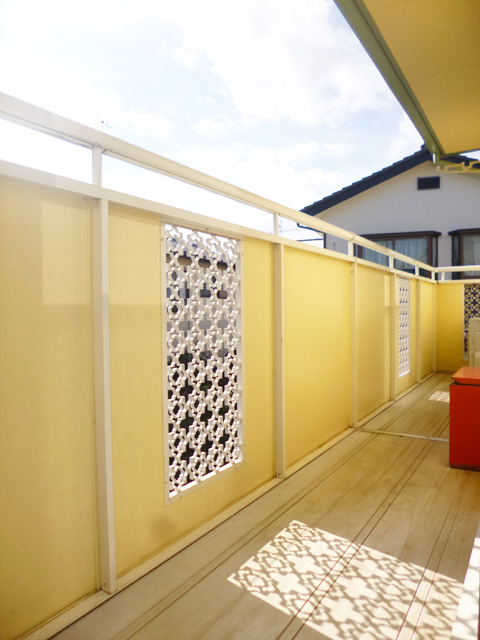 バルコニー　南に面したバルコニーです！