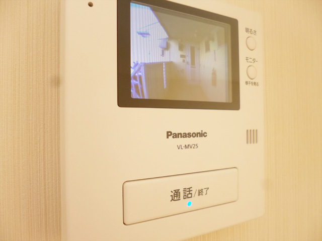 セキュリティ　TVモニターホンで来訪者を確認出来ます！