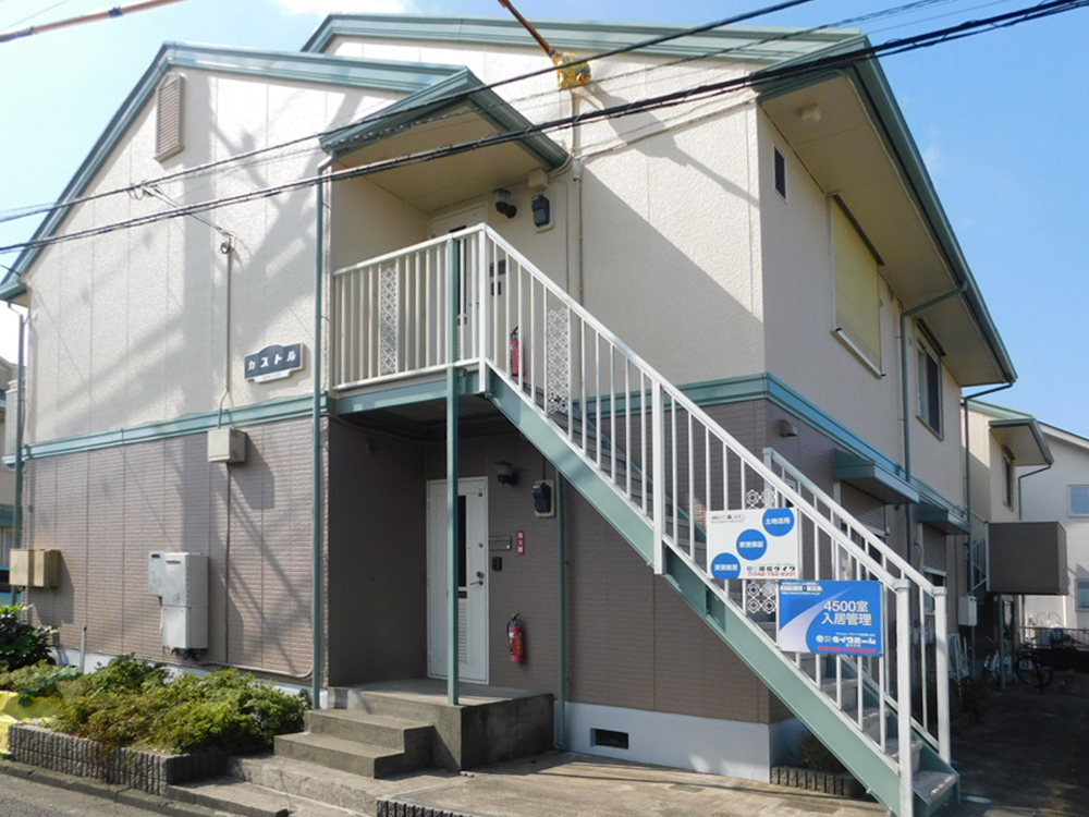 建物外観　敷0礼0実施中！2階角部屋！設備充実の2LDK！