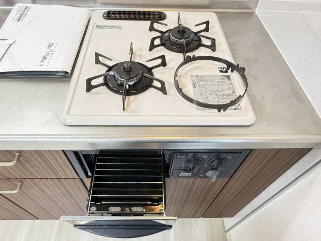 キッチン　2口ガスコンロ