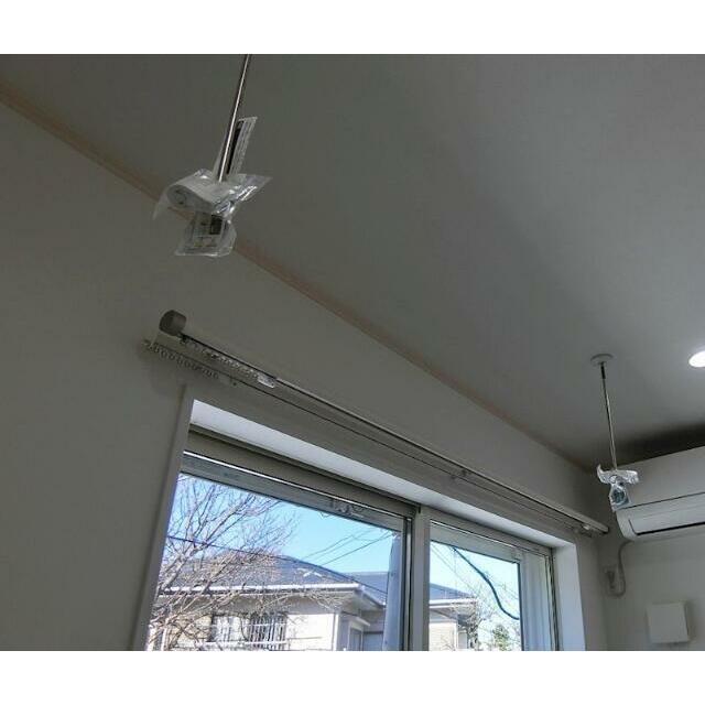 眺望　雨の日も安心、便利な室内物干し