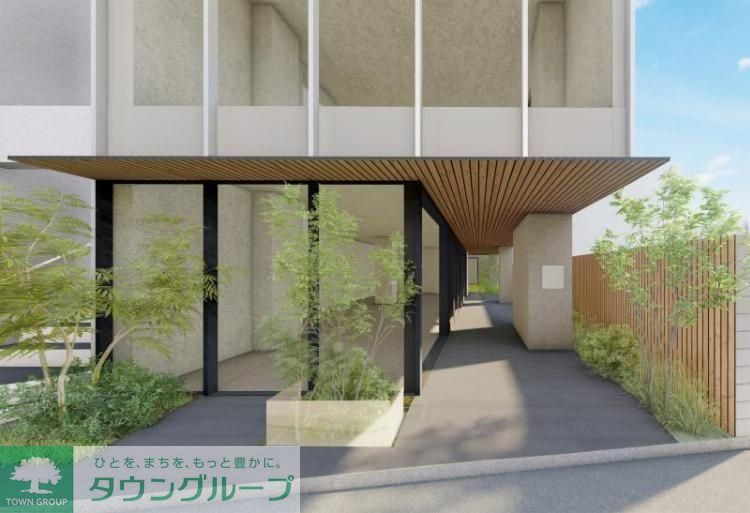 エントランス　タウンハウジング仙川店まで♪