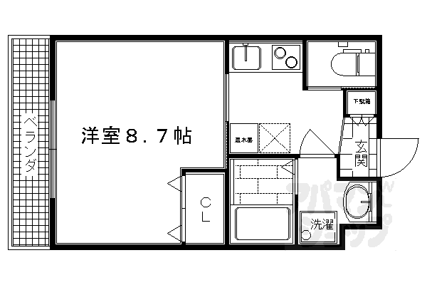 ヴィータ京都西院の間取り写真