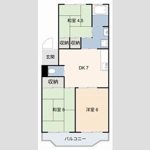 ダイヤマンションの間取り写真