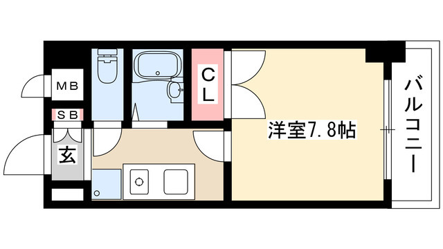 シャンポール大須の間取り写真