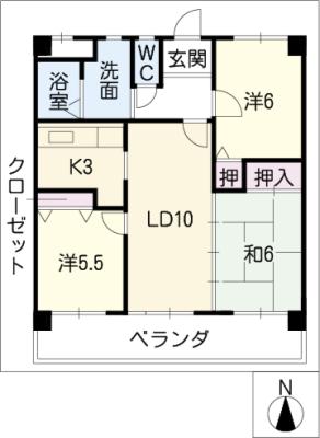 ＣＡＳＡキサラギの間取り