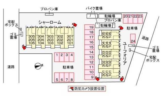 【ユーフォリアの駐車場】