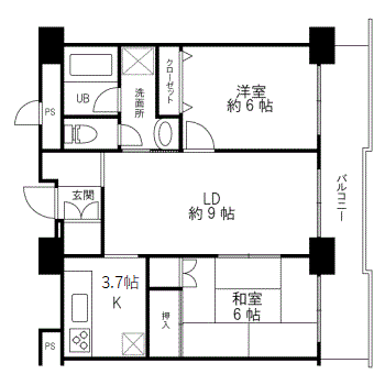 ストークマンション福井の間取り