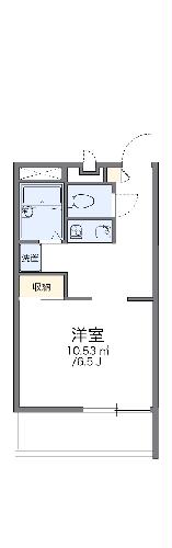 レオパレスラポール松福の間取り