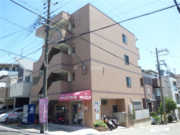 神戸市灘区篠原中町のマンションの建物外観
