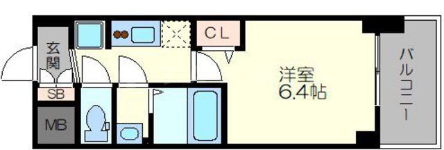 プレサンス新大阪イオリアの間取り