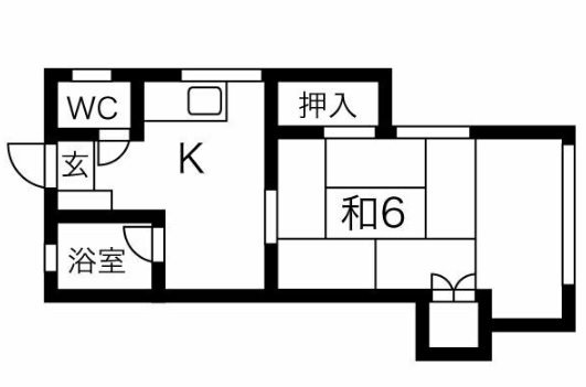 第2コーポ平和の間取り