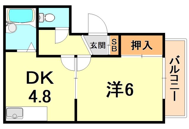 サルナートいずみの間取り