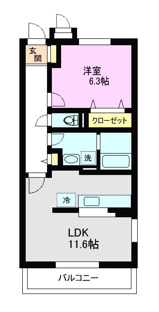 パレス宮戸の間取り