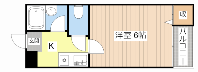 ハイツ宮野裏の間取り